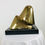 Thumbnail: #5822 "Deco Lady" Polished Bronze Sculpture