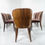 Thumbnail: #1340 Set of 6 Macassar Art Deco Dining Chairs