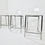 Thumbnail: #1705 Set of 3 Lucite & Chrome Barstools