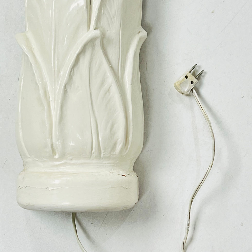 Thumbnail: #1626 Pair of Palm Tree Torchiere Lamps in the Style of Dorothy Drap
