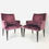 Thumbnail: #4043 Pair of Purple Velvet Armchairs