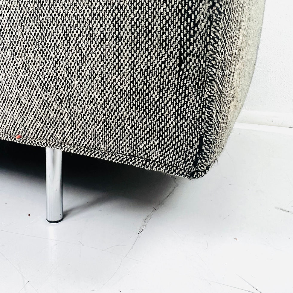 Thumbnail: #1409 Vintage Two Seat Cube Sofa in the Style of Milo Baughman