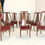 Thumbnail: #4105 Set of 4 Tall Back Walnut Side Chairs