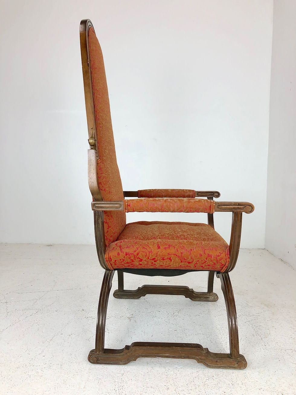 Thumbnail: #8716 Tall Back Regency Style Throne Chair