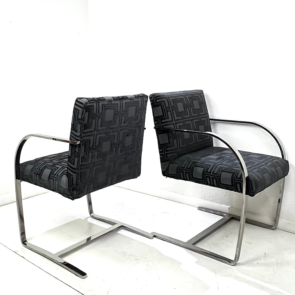 Thumbnail: #1981 Pair of Cy Mann Brno Style Cantilever Chairs