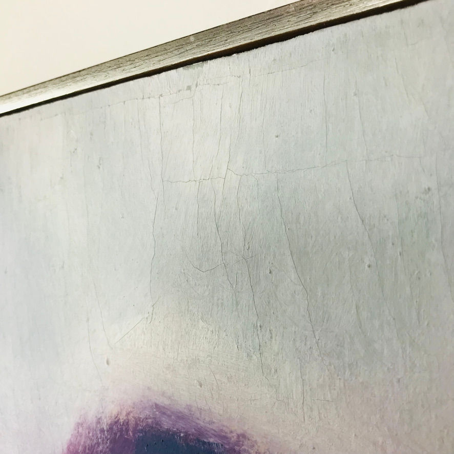 Thumbnail: #5810 Large Purple Framed Abstract Art