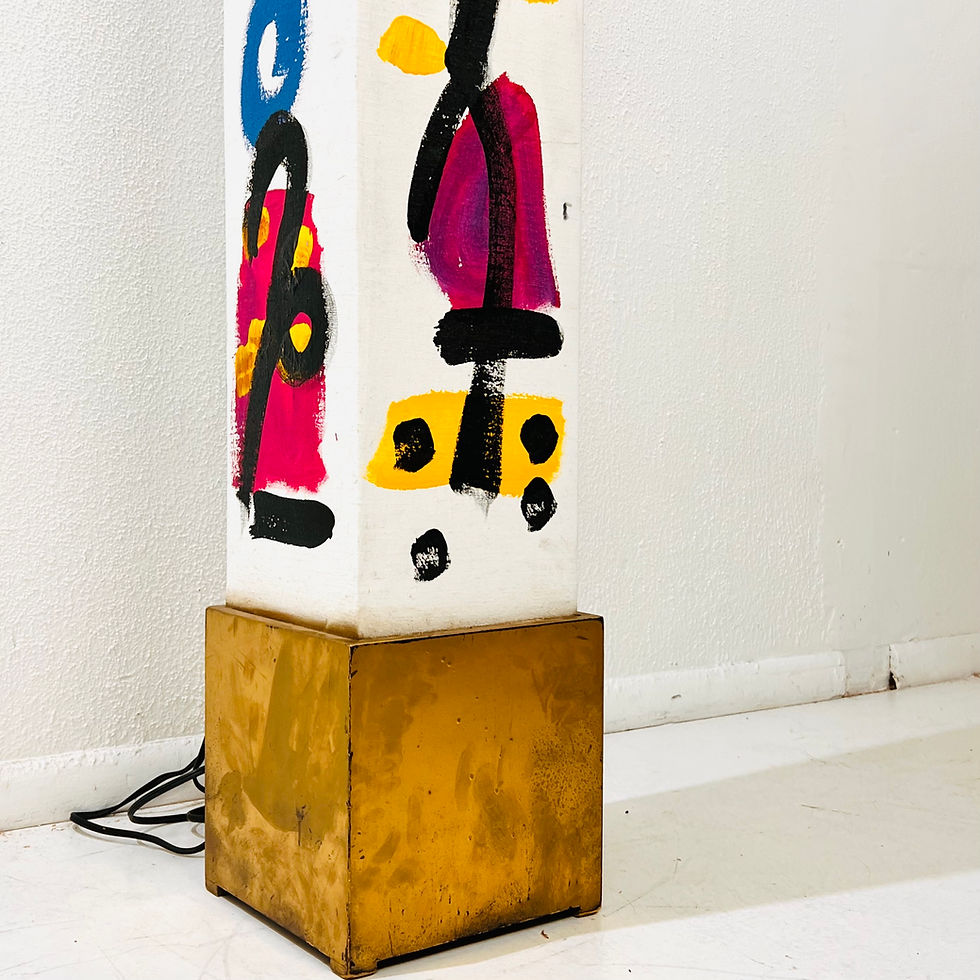 Thumbnail: #1908 Original Peter Keil Painted Lighted Column