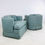 Thumbnail: #5398 Pair of Hex Swivel Chairs