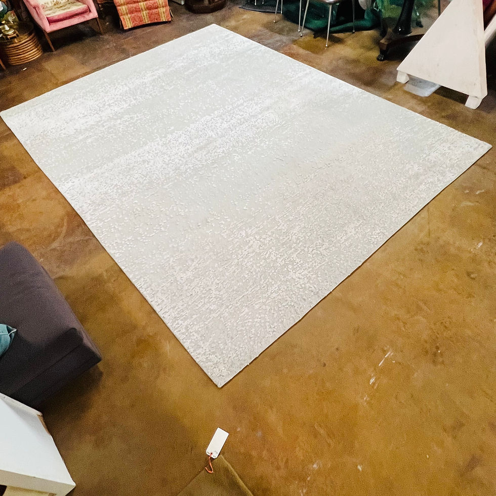 Thumbnail: #1214 Gray Handwoven Nepalese Modern Rug 9' x 11'