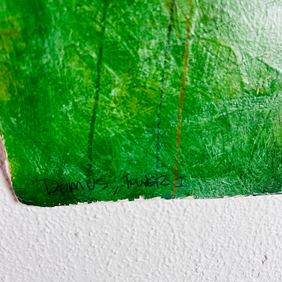 Thumbnail: #1094 Original Unframed Abstract Art on Paper