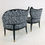 Thumbnail: #4905 Pair Zebra Stripe Chairs