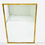 Thumbnail: #1518 Gilt Wood Faux Bamboo Frame Mirror
