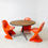 Thumbnail: #4844 Herman Miller Kids Table & Casalino Chairs by Agenader Begge for Casal