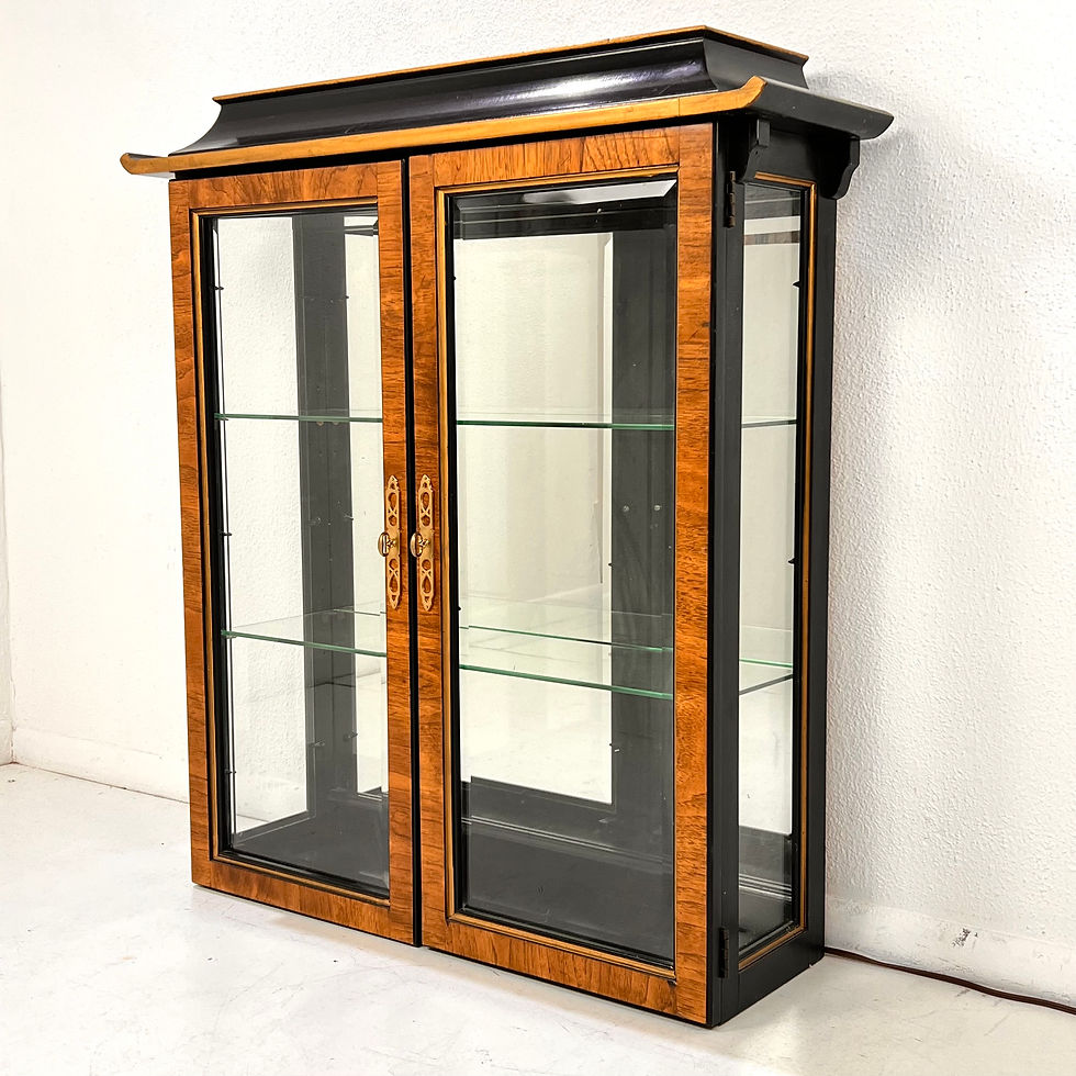 Thumbnail: #1905 Pulaski Pagoda Style Wall Cabinet / Hutch