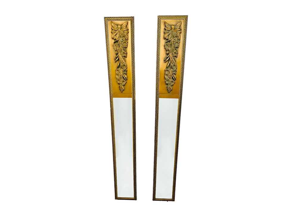 Thumbnail: #1253 Pair of Bombay Company "Camille" Panel Mirrors