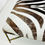 Thumbnail: #1526 Zebra Print Cowhide Ottoman / Bench