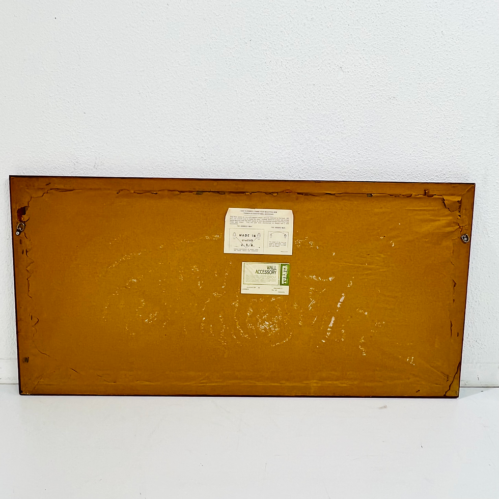 Thumbnail: #1328 Mid Century Japanese Framed Crane Art
