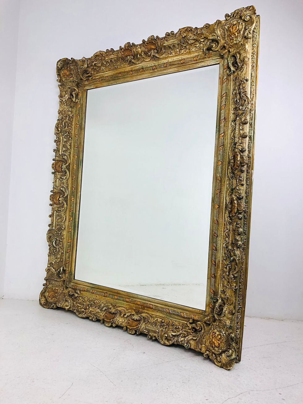 Thumbnail: #6540 Large Ornate Gilded Mirror
