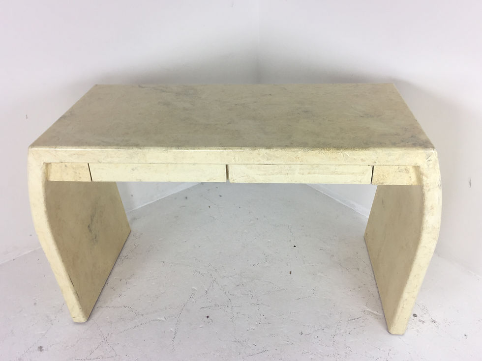 Thumbnail: #2588 Modern Faux Goatskin Desk