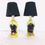 Thumbnail: #5968 Pair of Porcelain Blackamoor Lamps
