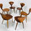 Thumbnail: #4017 Set of Six Cherner Dining Chairs for Plycraft