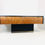 Thumbnail: #4151 Black & Wood Front T-Console with Brass Accents