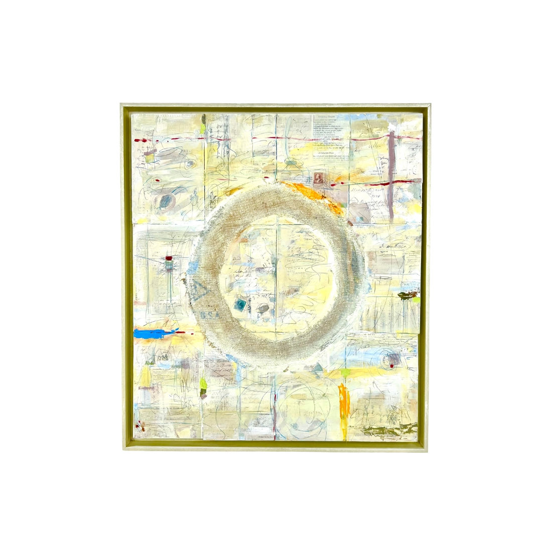 #2025 "Unity", Framed Mixed Media Art by Hugh DeWitte
