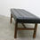 Thumbnail: #1200 Tufted Black Leather Milo Bench