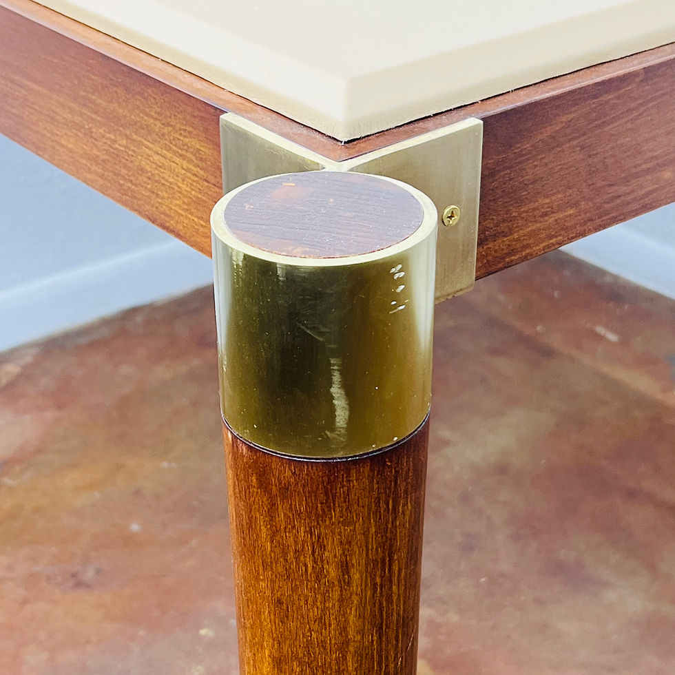 Thumbnail: #1258 Leather Top Game Table