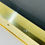 Thumbnail: #1415 Custom Brass Wrapped Campaign Style Display Table
