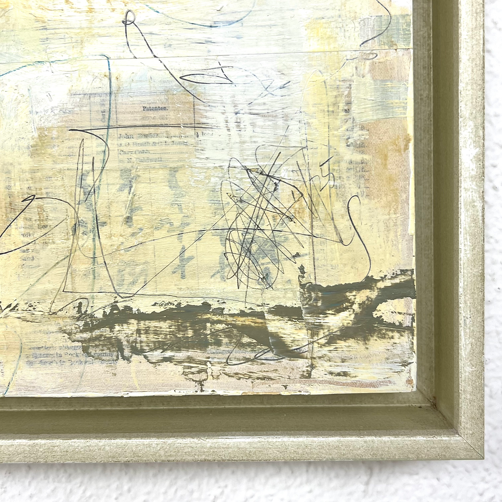 Thumbnail: #2025 "Unity", Framed Mixed Media Art by Hugh DeWitte