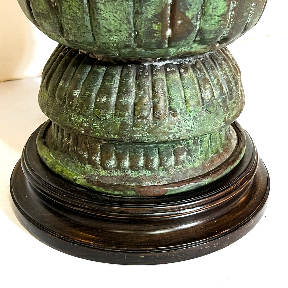 Thumbnail: #1979 Large Vintage Bronze Table Lamp in the Style of Fredrick Cooper