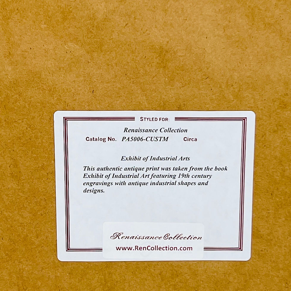 Thumbnail: #1318 Set of 4 Framed Mid-19th Century Engraved Plate Prints