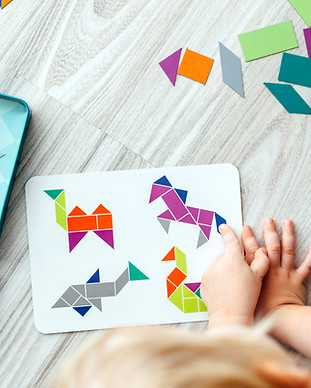 Child Doing Art Activity