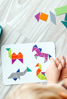 Child Doing Art Activity