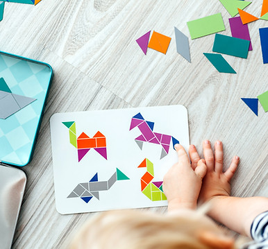 Child Doing Art Activity