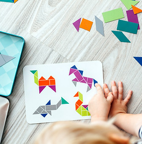 Child Doing Art Activity