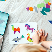 Child Doing Art Activity