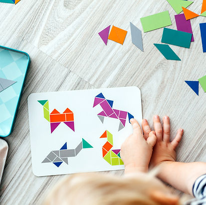Child Doing Art Activity