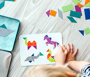 Child Doing Art Activity