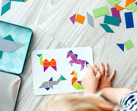 Child Doing Art Activity