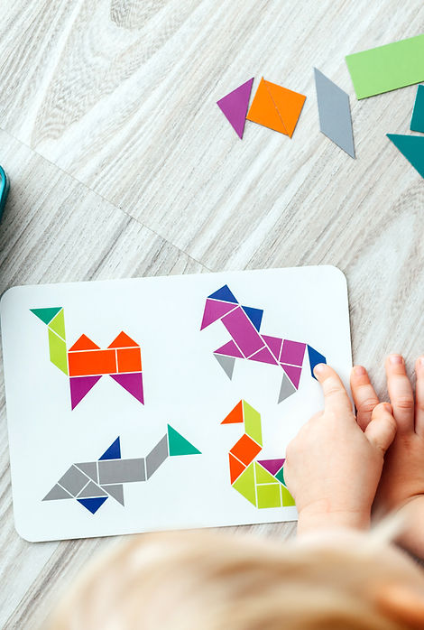 Child Doing Art Activity