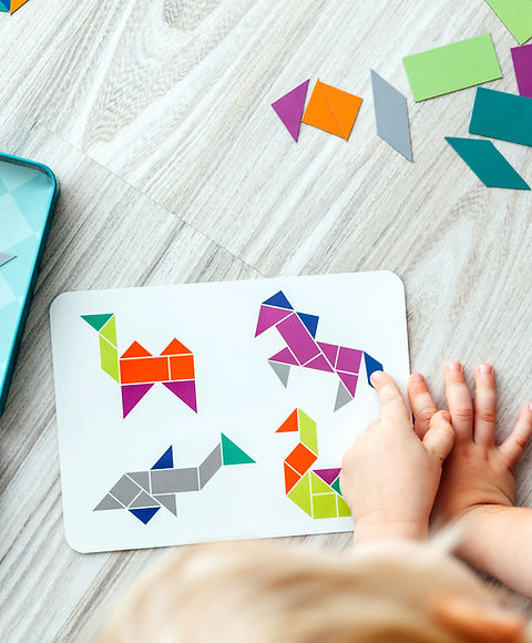 Child Doing Art Activity
