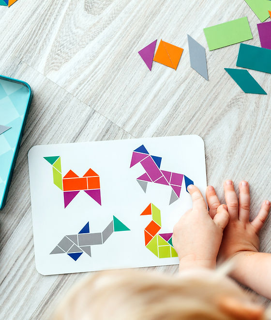 Child Doing Art Activity