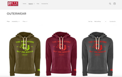 Pete Store Outerwear Hoodie Layout