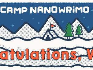 A Successful Camp NaNoWriMo 2019!