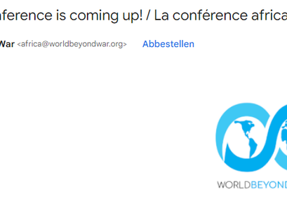 The Imagine Africa Beyond War: Second African World BEYOND War Annual Peace Conference starts tomorrow! Below is the schedule for the conference:
