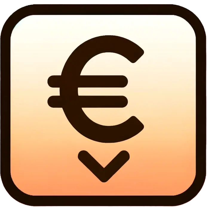 DALL·E 2023-10-19 11.06.11 - Simplistic design on a soft orange gradient, bordered by a cl