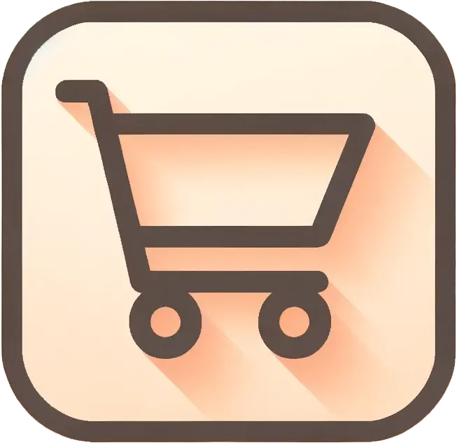 DALL·E 2023-10-19 10.14.17 - Minimalistic illustration icon on a soft orange background, d