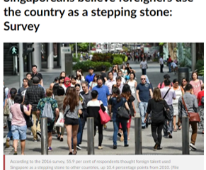 Singapore in Numbers - Immigration vs Fertility